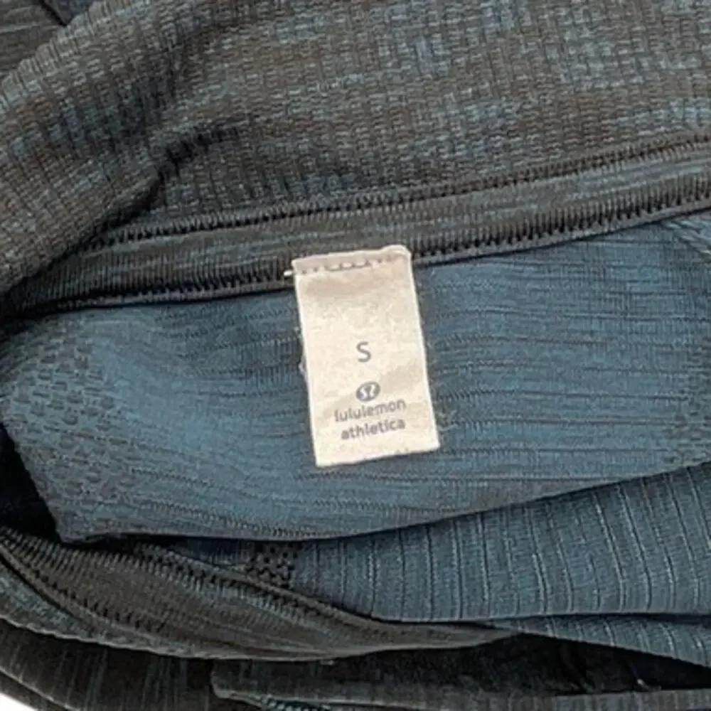 Lululemon Performance Blue Metal Vent Tech Half Zip Pullover Size S
